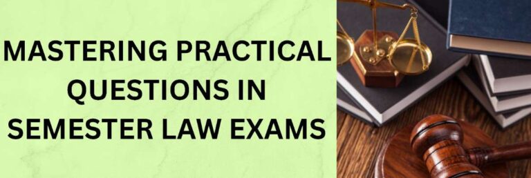 How to Actually Solve Problem Questions in Law Exams (Without Losing Your Mind)